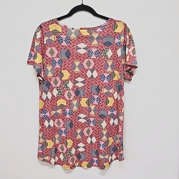 LuLaRoe Classic Tee in abstract pattern - Picture 6 of 6
